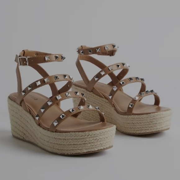 torrid Shoes - Torrid Studded Gladiator Platforms-